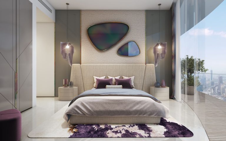 Business Bay Opal Plot-4_Luxury_Master Bedroom_20230511